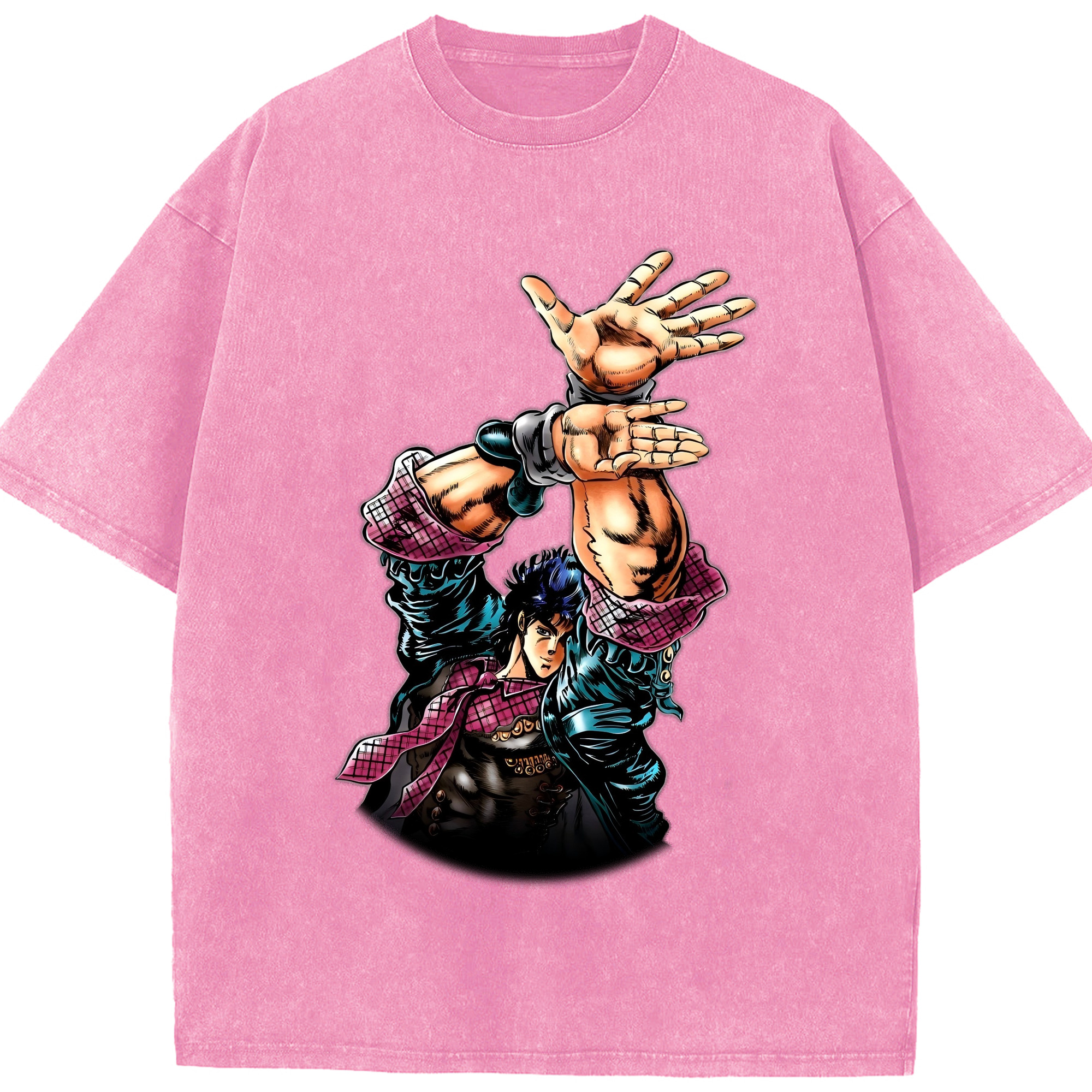 （画像用） ジョジョの奇妙な冒険 /ジョナサン?ジョースター JoJo's Bizarre Adventure Jonathan Joestar 綿100% ヴィンテージ風 半袖Tシャツ（フロントプリント）